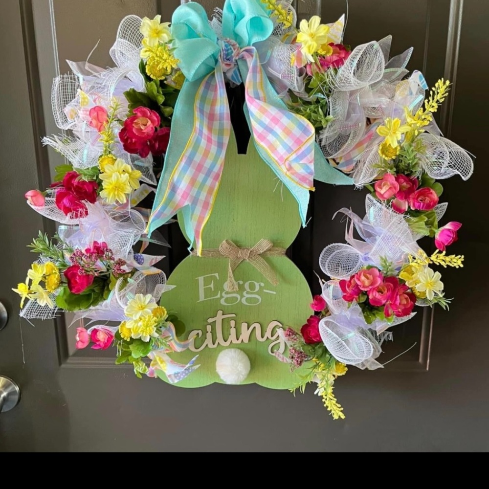 Homemade grapevine wreath